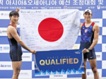 歓喜の父 涙止まらず ローイング 古田(米子工高出)組五輪切符