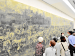 迫真、旧満州引き揚げ 米子「一九四六」歴史画展