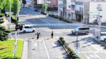 交差点内での 車線変更多発 県庁の駐車場出口前 危険、県警が注意呼びかけ