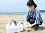 7海水浴場、水質を調査 岩美と鳥取、16日も