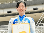 北中(倉吉西)2位 全国高校選抜 自転車女子スプリント