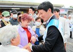 斎藤候補が美方郡遊説 兵庫県知事選 「もう一度、知事に」