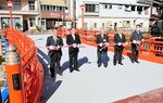 安全と景観配慮し完成 湯村の繁栄橋でリニューアル式典