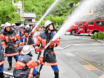 消火や救助の連携確認 城崎温泉街で消防訓練 北但大震災発生に合わせ