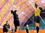 ズームアップ 真剣勝負、和やか交流 美方郡スポーツ大会