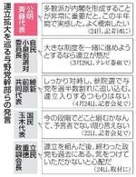 【連立拡大論】少数与党の疲弊さらす