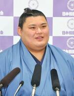 大の里、初綱とり「深く考えず」