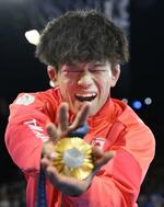 レスリング清岡、鏡が「金」